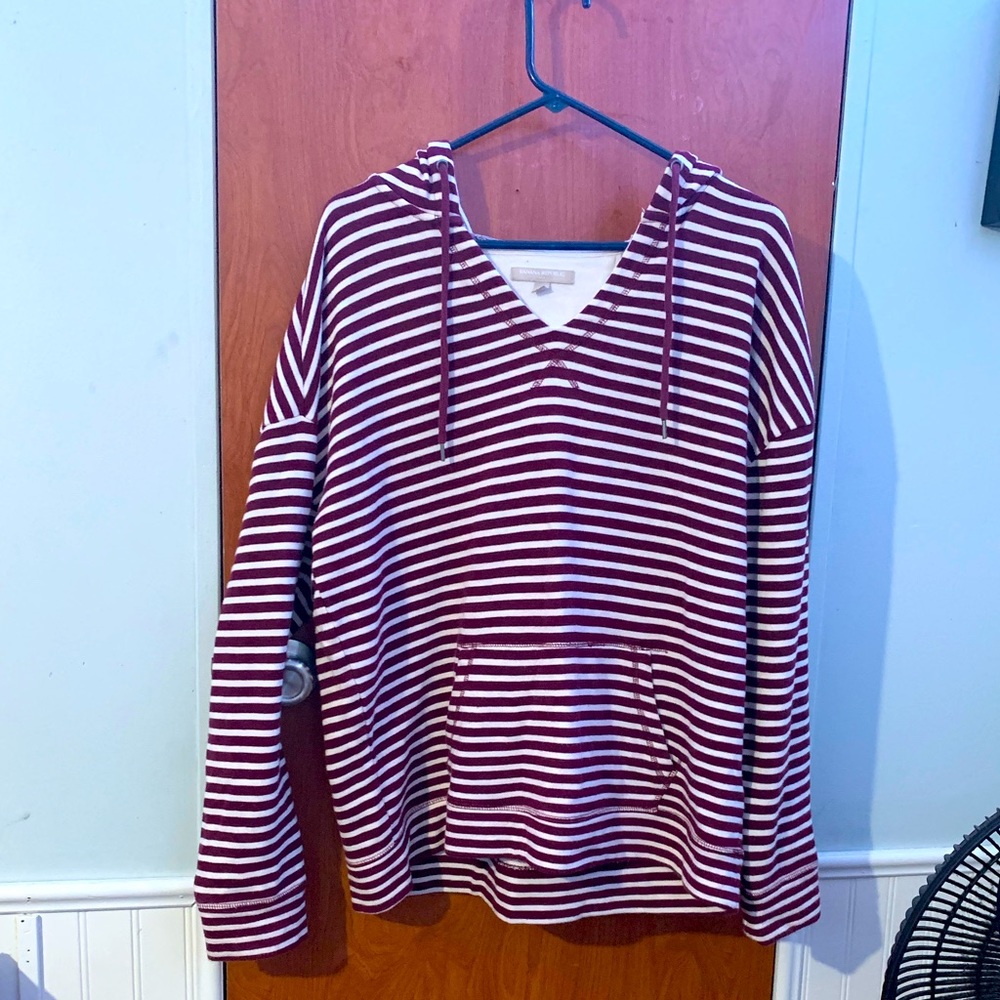 Striped hoodie
